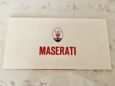 1970 Maserati Indy Ghibli Mexico Brochure Original Multilingual Text Wprices Ln