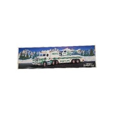 1995 HESS Toy Truck and Helicopter w/ Operating Rotors & Lights NIB