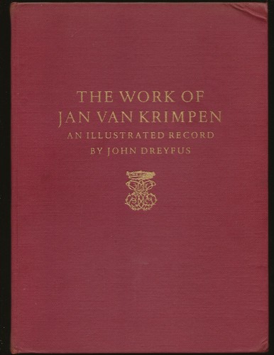 The Work Of Jan Van Krimpen (Only copy Signed by Van Krimpen, Inscribed to...) - Picture 5 of 7