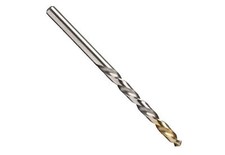Image of Dormer A002 Tin Coated Jobber Drill 5/32 High-Speed Steel Drill Bit Pack of 5