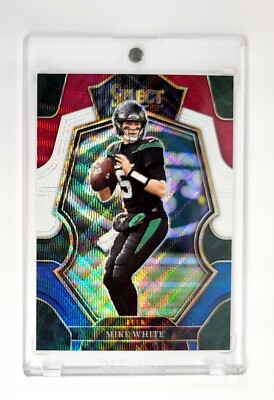 MINT #/ED SP 2022 Select Tri Color Prizm Mike White #178 RED WHITE BLUE Jets NY