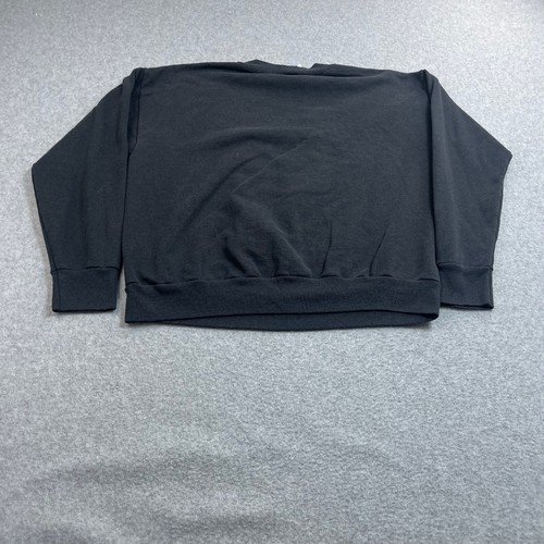 Vtg Denver Broncos x Logo 7 Sweatshirt Men Medium Black Football NFL 1989 USA - Picture 2 of 8
