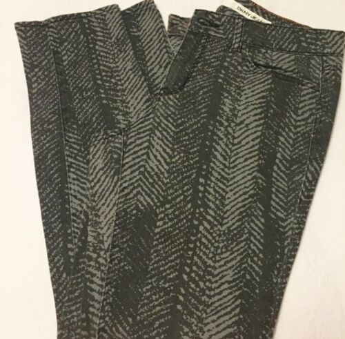 DKNY Donna Karen schwarz grau Animal Print Zebra Stretch Jeggings Jeans Gr. 10 - Bild 2 von 10