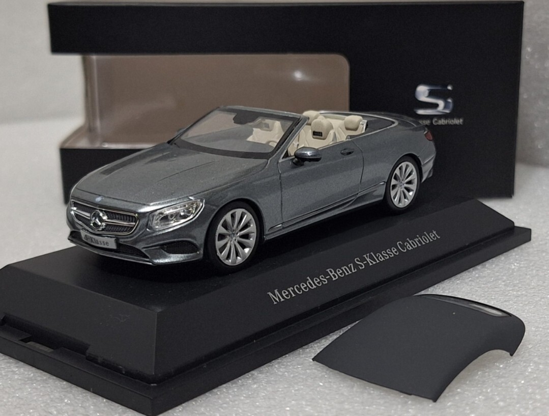 Mercedes-Benz S-Class Cabriolet (A217) 2015 Grey 1:43 Kyosho B6