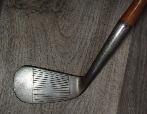 Antiguo William Jolly Independence Kans de colección. Club de golf con eje de madera de nogal americano - Imagen 2 de 9