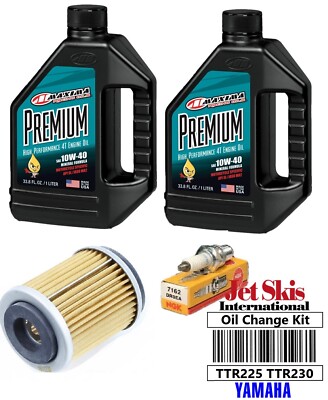 Yamaha TTR225 TTR230 Oil Change Kit Tune up Spark Plug Oil