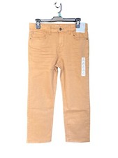 Cat and Jack Boys 12 Husky Straight Fit Adjustable Waist Jeans Brown