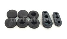Vespa 400 Rubber Grommet Kit 8 Pcs New