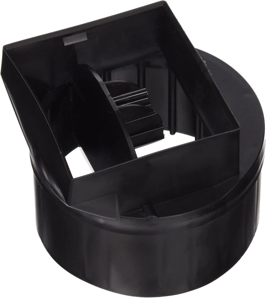 Broan Nutone S97014185 4 Inch Damper/Duct Connector, Black