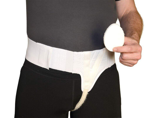 Inguinal Single Hernia Support Belt Side Left & Right With Special One Truss Pad - Picture 1 of 3