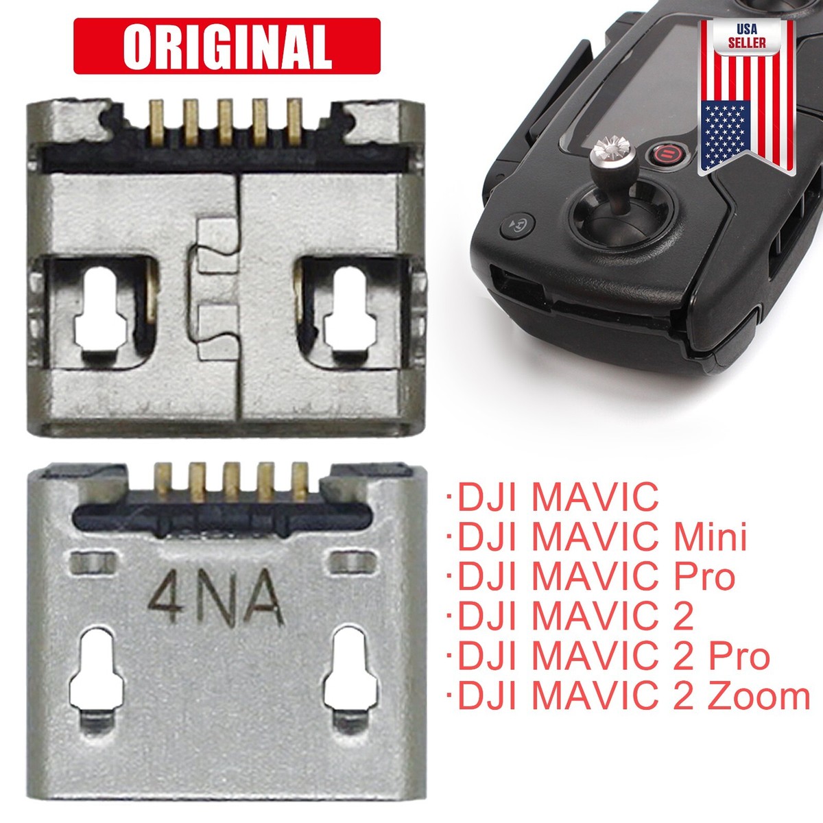Charging Port Dji Mavic Pro Controller Charge Charging Port Dji