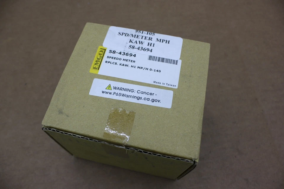 69 70 71 KAWASAKI H1 H1A H1B MACH III 500 SPEEDOMETER GAUGE SPEEDO 140 MPH EMGO - Image 4 of 4