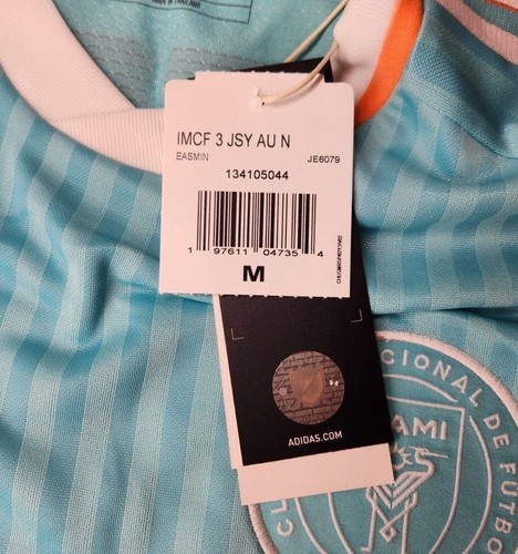 Autentica Maglietta Adidas Inter Miami terza nuova di zecca 2024/2025 NUOVA M-3XL Messi #10 - Foto 11 di 14