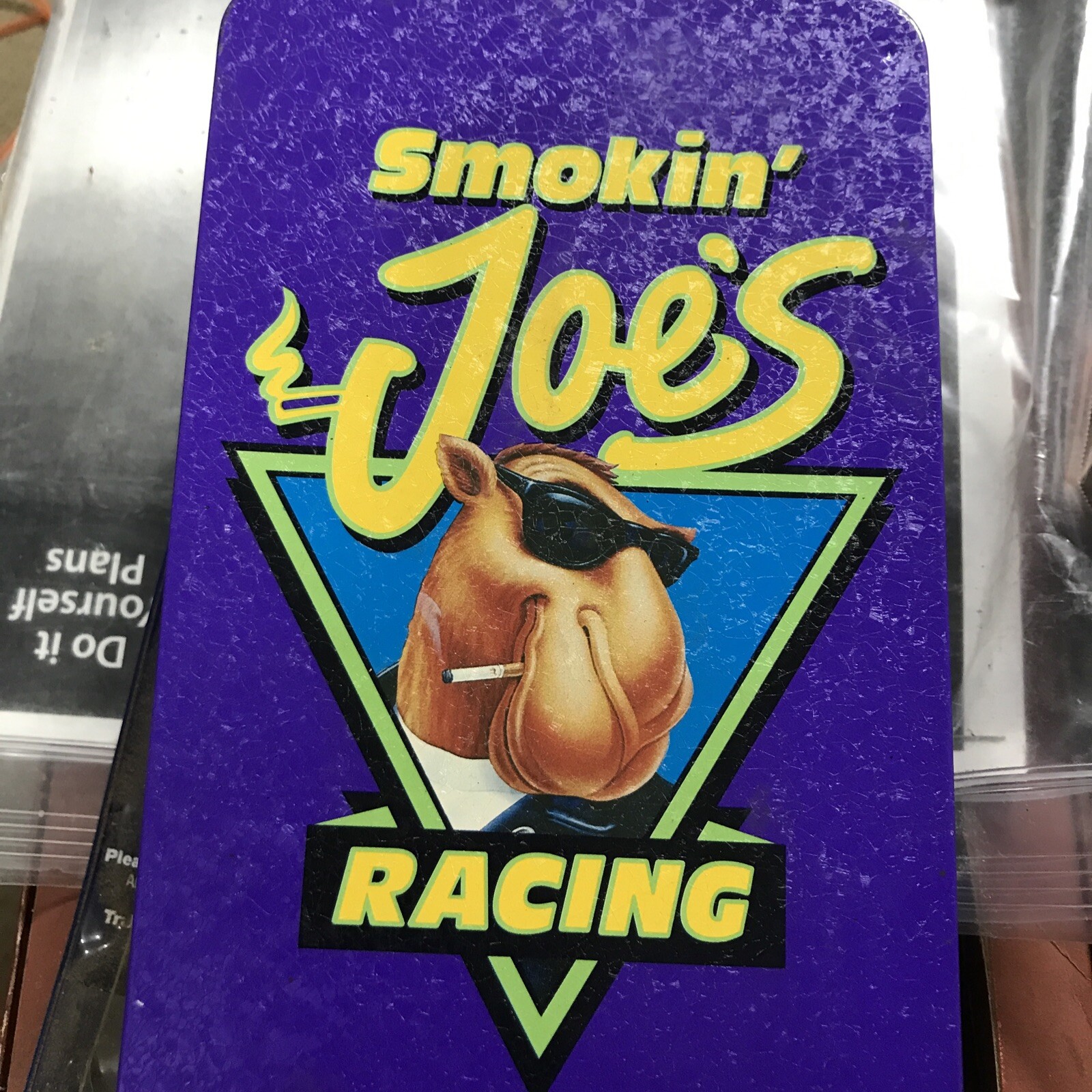 smokin joe's racing tin full box of smoking joe's matches measures