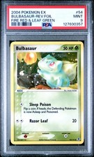 2004 POKEMON EX FIRE RED & LEAF GREEN #54 BULBASAUR-REVERSE FOIL PSA 9