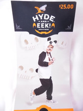 HYDE EEK TODDLER PANDA JUMPSUIT COSTUME 18-24 MONTHS NEW