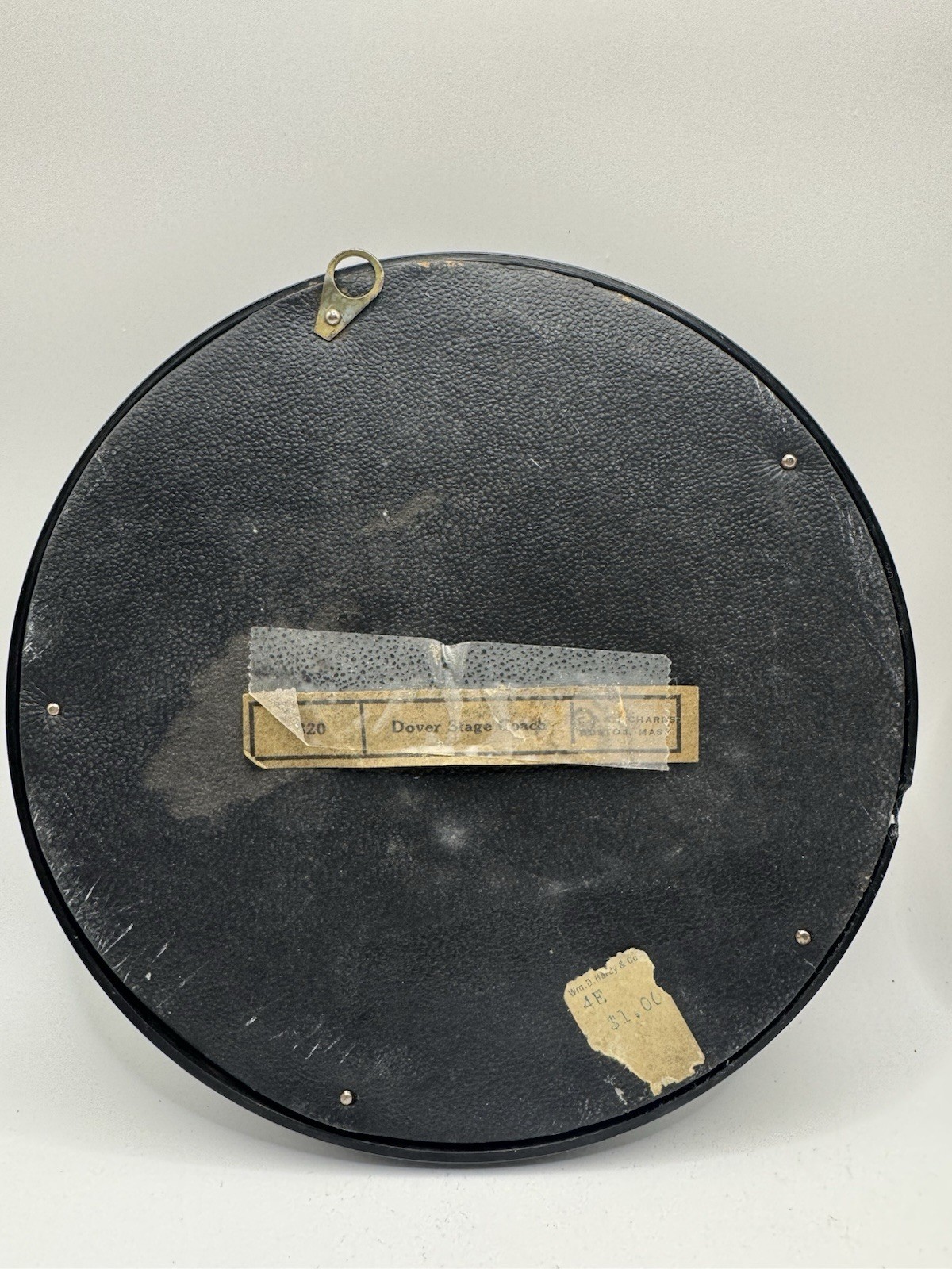 Vintage Pair 1930's C&A Richard's Silhouette Round Framed/Old Mail Coach #319/20 thumbnail 3