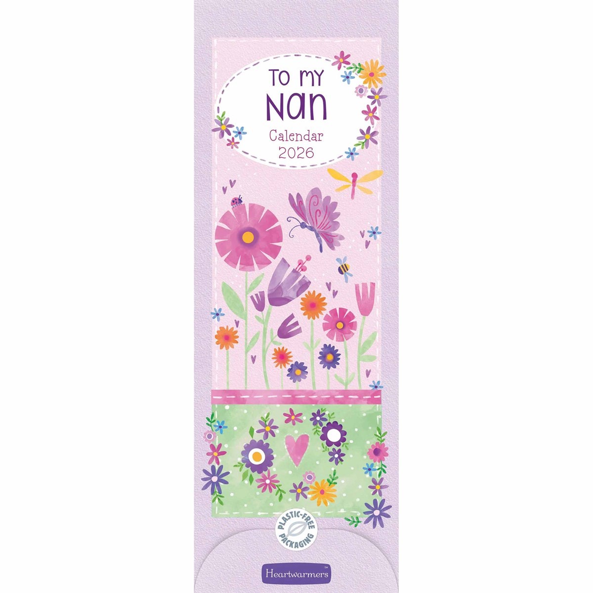 To My Nan Slim Calendar 2026, Wall Calendars, Month To View, Family, Gift
