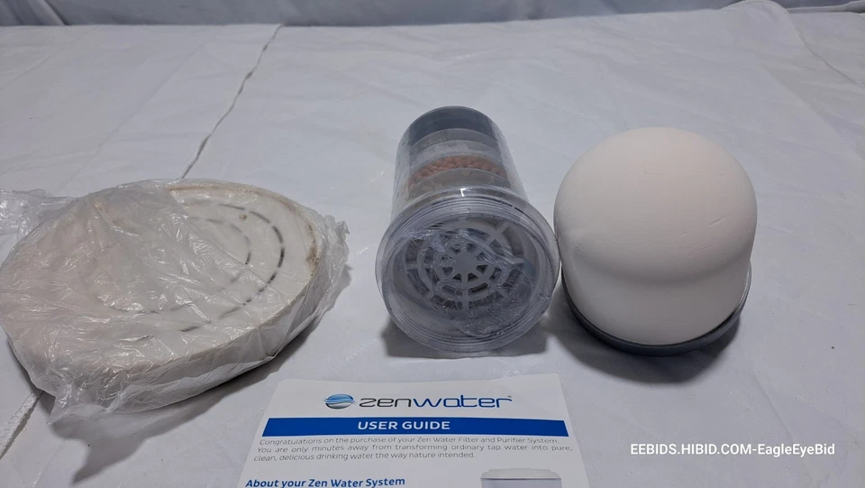 GENUINE Zen Water - ALL FILTERS - 5-STAGE CARTRIDGE, CERAMIC DOME, & MINERAL! - Image 3 of 4
