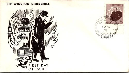 Canada FDC 1965 Sir Winston Churchill - Winnipeg - J33618