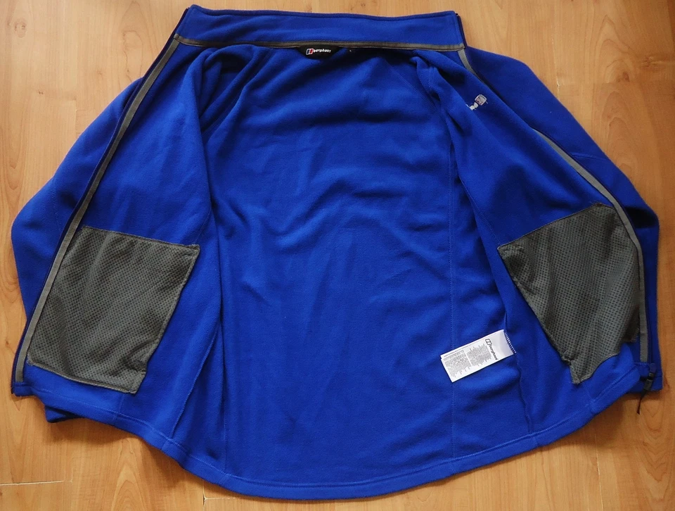 Berghaus talla L cremallera completa para hombre polar azul Foto 4 de 4