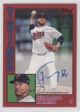 2019 Topps 1984 Baseball Series 2 Red 19/25 Fernando Romero #84A-FR Auto 0zg4