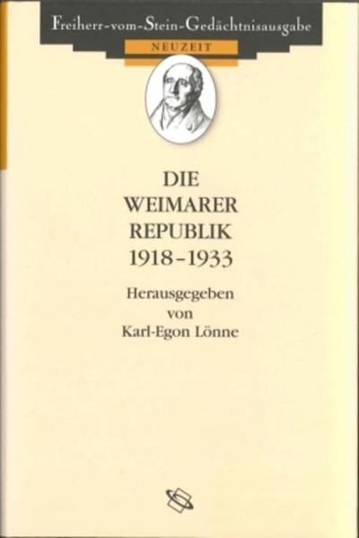 Die Weimarer Republik 1918-1933 Karl E LöNne-image