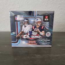 2025 Topps Chrome Football Jumbo Box Factory Sealed NEW IN HAND