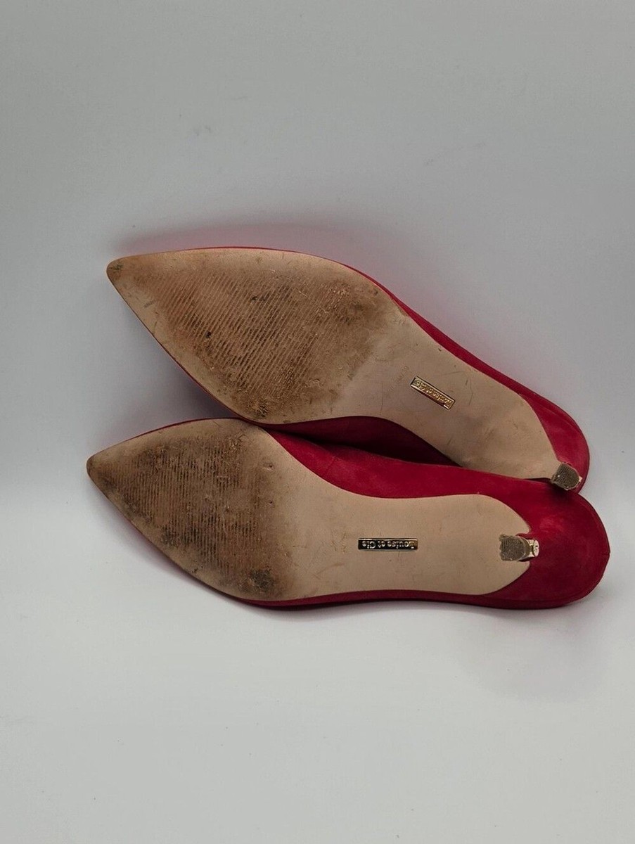 Louise et Cie Karas Red Pointy-Toe Slide Pumps Size 9M View 5