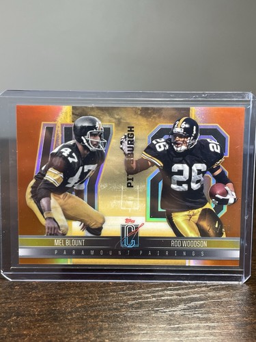 2024 Topps Signature Class ROD WOODSON/MEL BLOUNT PARAMOUNT PAIRINGS /50