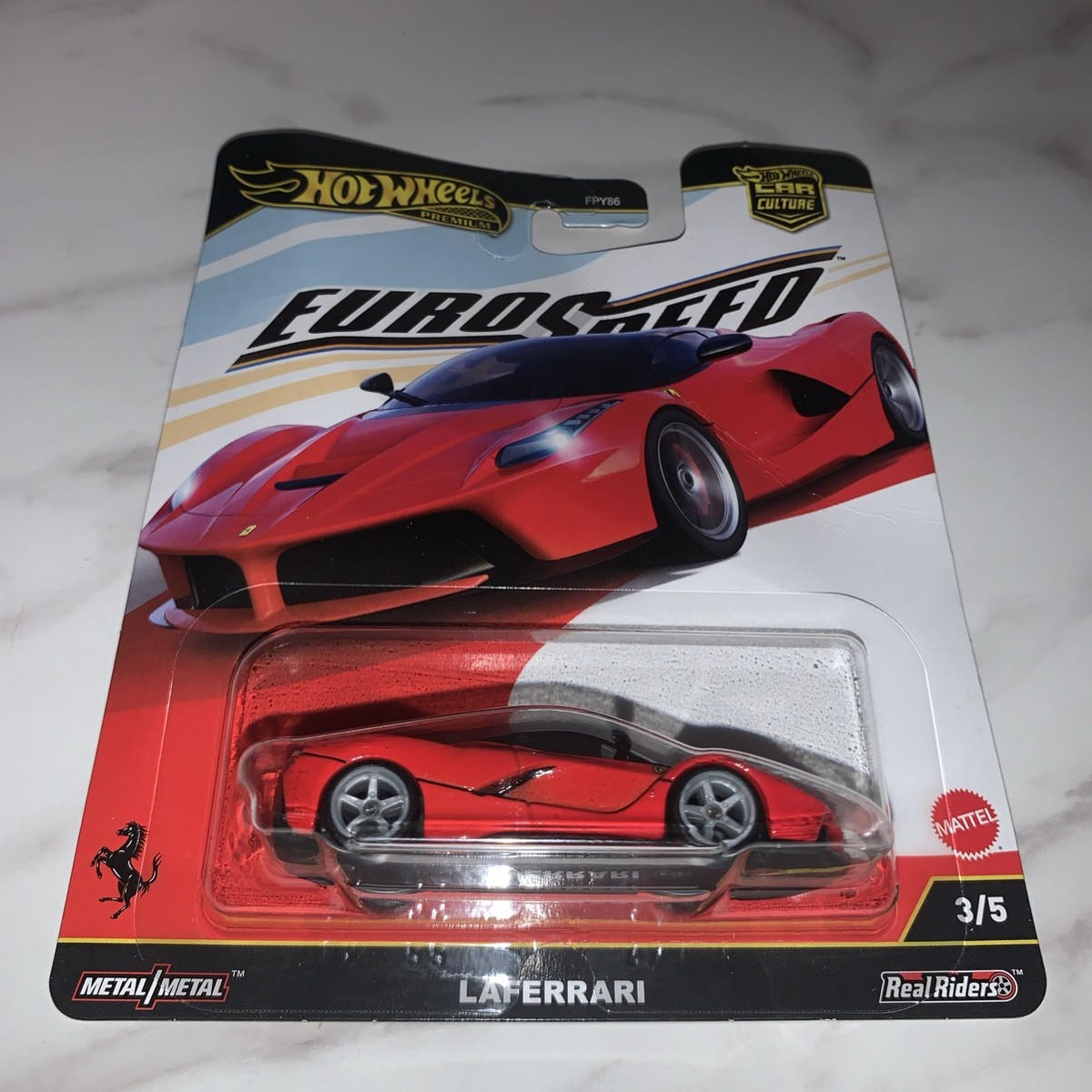 Hot Wheels Premium Car Culture Euro Speed 3/5 Ferrari