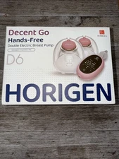 Open Box~ Double Electric Breast Pump D6 Horigen Hands Free Decent Go Pink