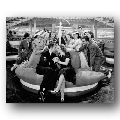 James Stewart, Eleanor Powell, Buddy Ebsen Photo 8x10 Born To Dance Cast