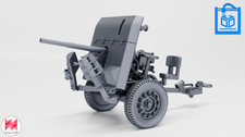 Ordnance QF 2-Pounder AT Model 3D Print Multiple Scales 1:35?1:16