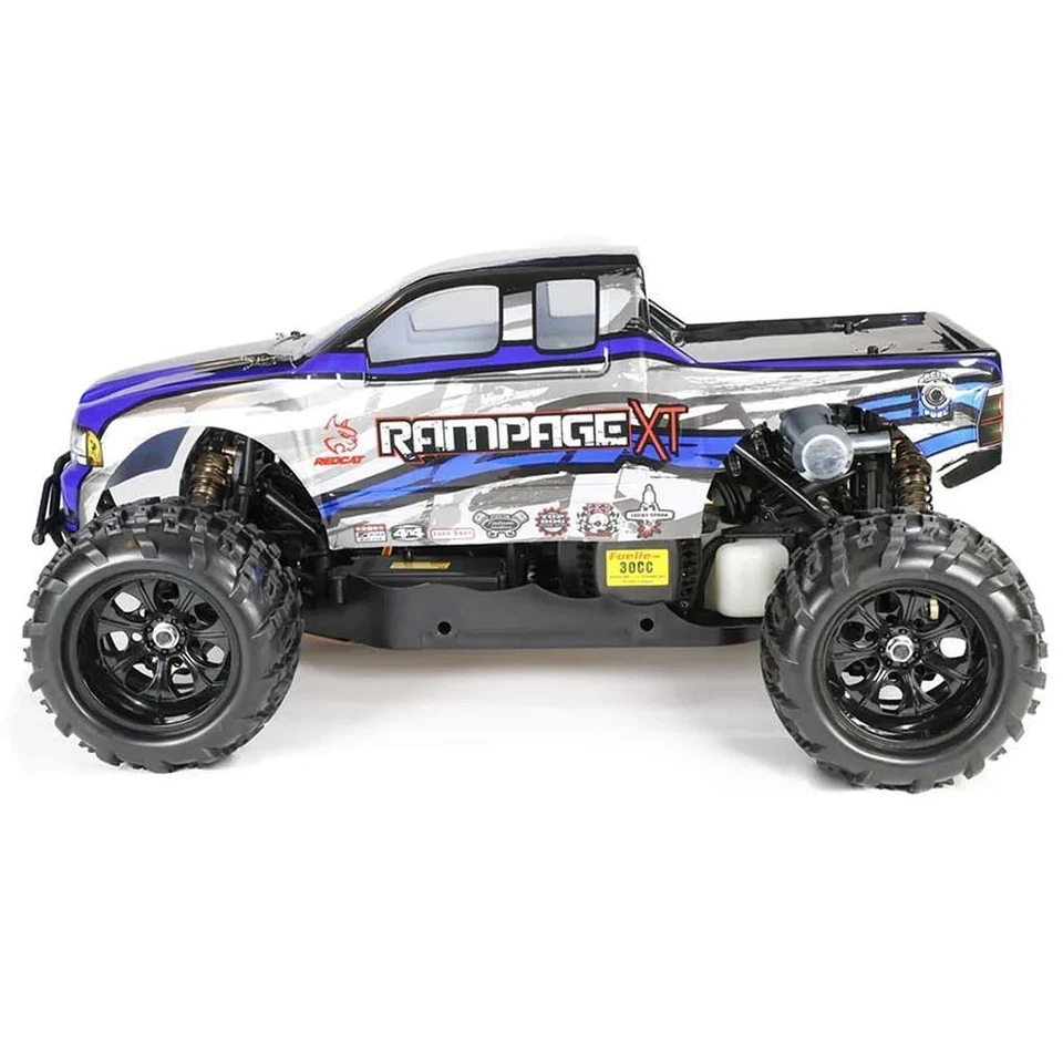 Redcat Rampage XT Offroad Monster Truck - 1:5 Gas Powered RC Truck Blue RER03145 - Image 2 of 4