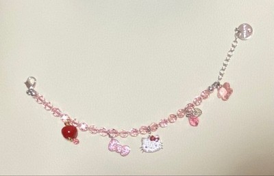 Swarovski Hello Kitty Bracelet Pink Limited Edition Rare Box