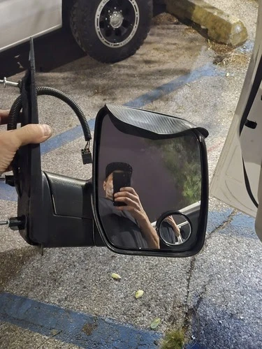 Pair 2 Left-Right Side Manual Foldaway View Mirror For 2008 Ford E-350 Econoline