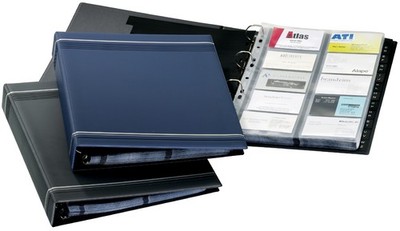DURABLE Visitenkarten Ringbuch VISIFIX DIN A4 anthrazit