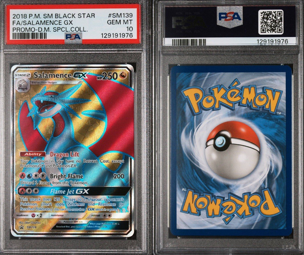 Pokémon TCG Salamence GX #44 PSA 9