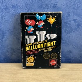 Nintendo NES Balloon Fight PAL ITA GBR Italian COMPLETE Mattel First Print