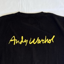 Uniqlo x Andy Warhol Shirt XL Blk Banana 10 Pop Modern Art New York Velvet 3060