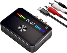 Bluetooth 5.3 Transmitter Receiver for TV, Audio Adapter with LED Display Opt...