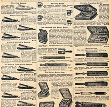 1901 Barber Tools Razors Reproduction Advertisement Sears Shaving Supply DWU17A