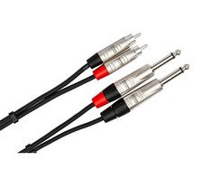 Hosa Pro HPR-005X2 Unbalanced Interconnect Cable - 5 foot