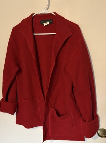 Harve Bernard Wool Jacket Red Small Women’s Vintage