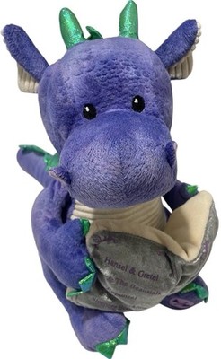 Cuddle Barn Dalton The Storytelling Dragon 12'' Tested Working Plush