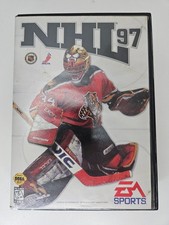 EA NHL 97 Sega Genesis Cart and Clamshell Case Tested Working NO SAVE