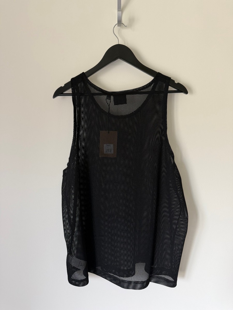 Denim Tears x Stussy Mesh Tank - Size Large - Black - NEW | eBay