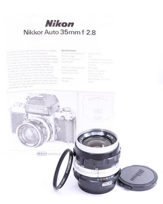 Mint- Nikon Nikkor-S 35mm f2.8 Non AI Lens 35/2.8 Japan US Seller Free Shipping
