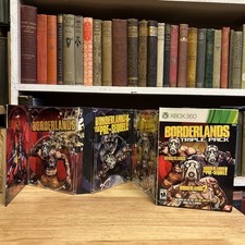 Borderlands Triple Pack 1 2 Pre-Sequel Xbox 360 Case And Sleeve Only No Game